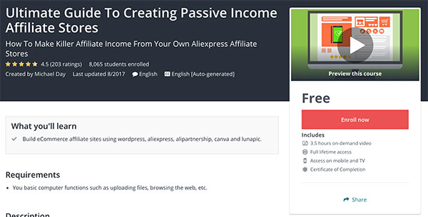 Ultimate Guide To Creating Passive Income Affiliate Stores Free Affiliate Marketing Course