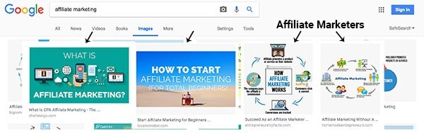 affiliate marketer examples