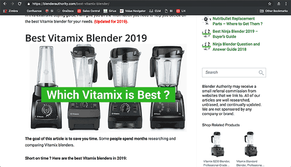 Best Blender Review Website Example