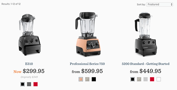 Vitamix Blender Models