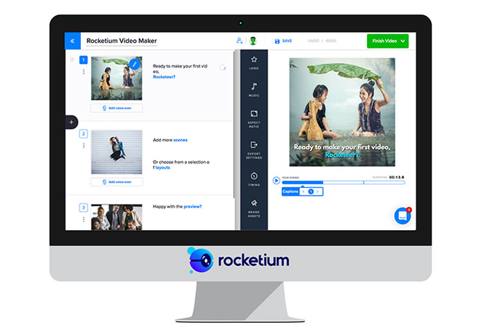 Rocketium video maker Vidnami alternatives