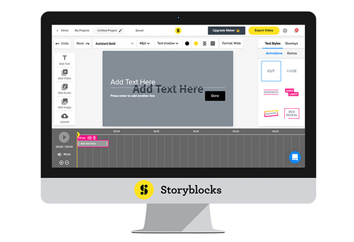 Storyblocks video maker Vidnami alternatives