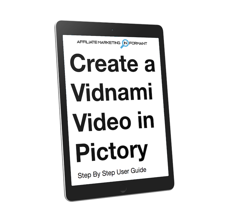 Create Vidnami Video in Pictory User Guide Image