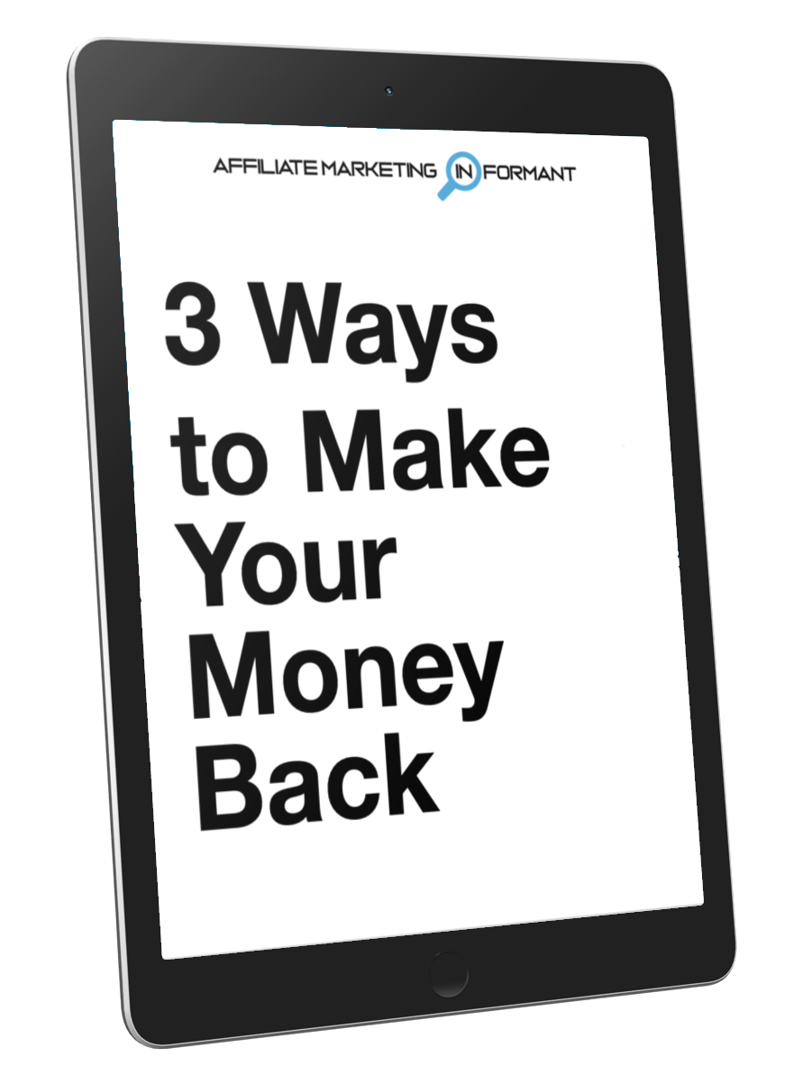 3 Ways to Make Your Money Back