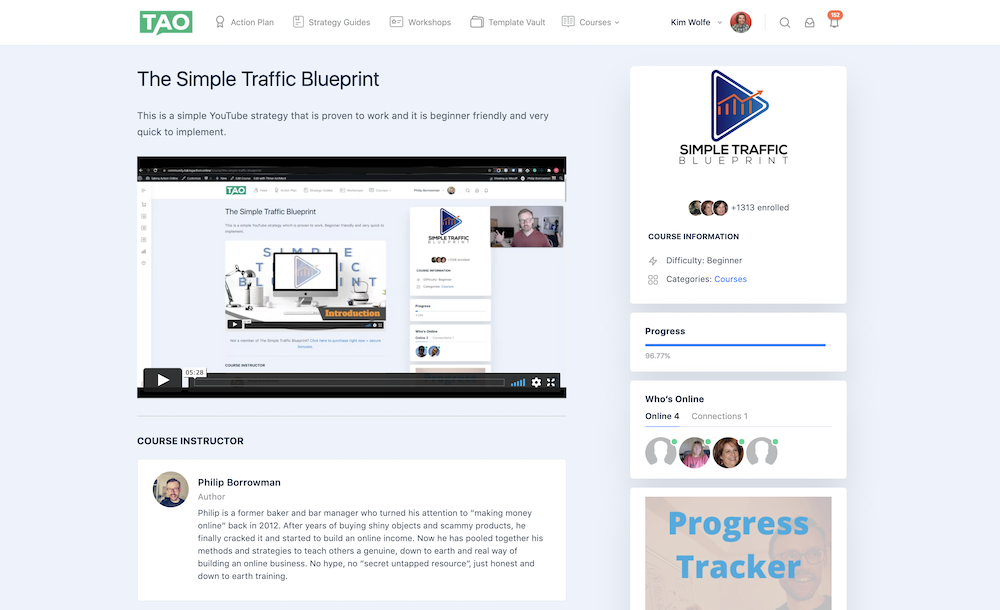 The Simple Traffic Blueprint Course