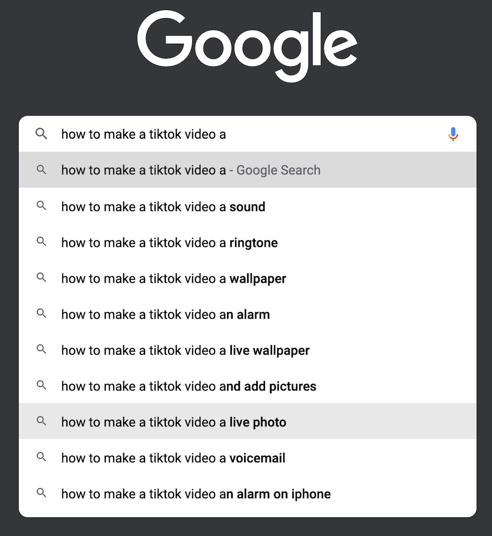 choosing your niche google alphabet soup search trick